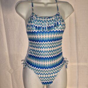 swimsuit One Piece w/ open back by PS NY in size 10